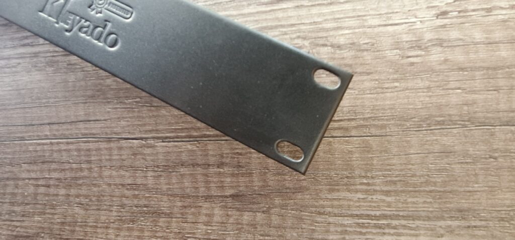Blanking plate installation holes